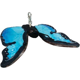 Obrázek z Klíčenka motýl modrý plyš 